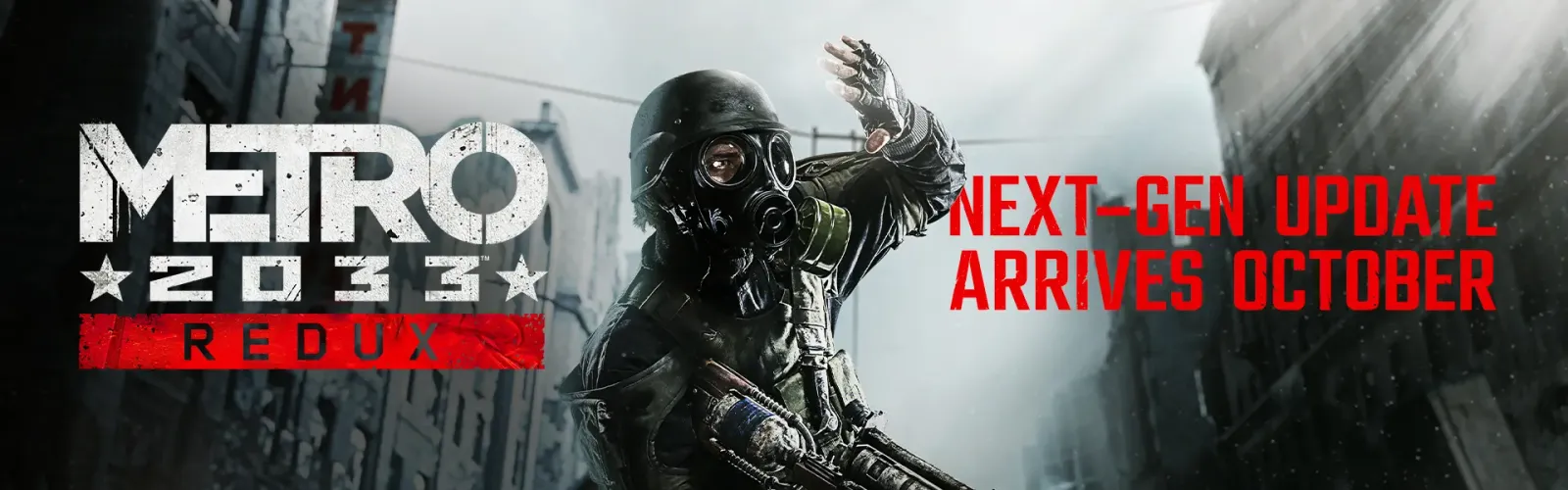 Official Deep Silver header art announcing the Metro Redux next-gen update