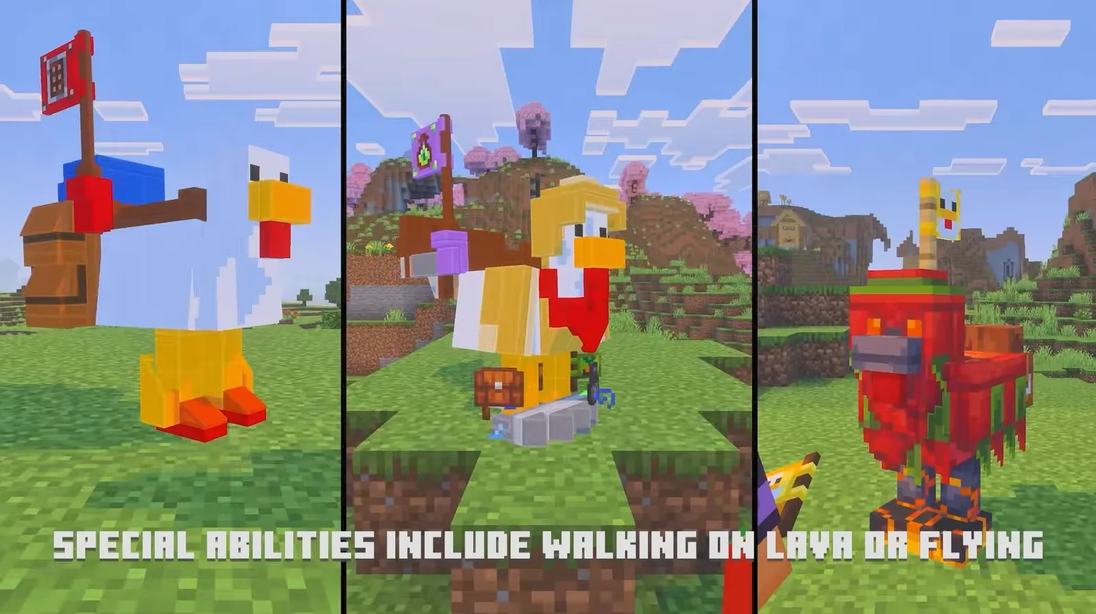 Lego Minecraft Chicken Mounts add-on announced at Minecraft Live 2026