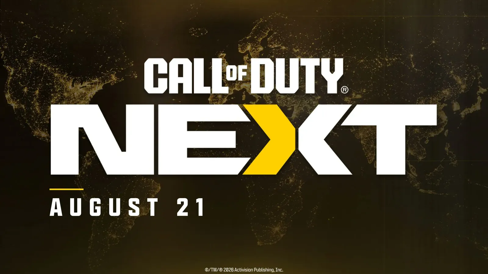 CharlieIntel graphic listing every confirmed Modern Warfare 4 date from the August 21 Call of Duty NEXT showcase to the October 23 launch.