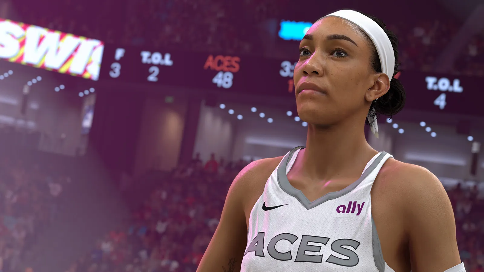 Official NBA 2K25 screenshot from the Steam store page of a game mode scene