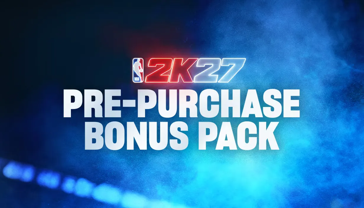 Official NBA 2K27 Steam screenshot from the in-game Season 1 trailer content.