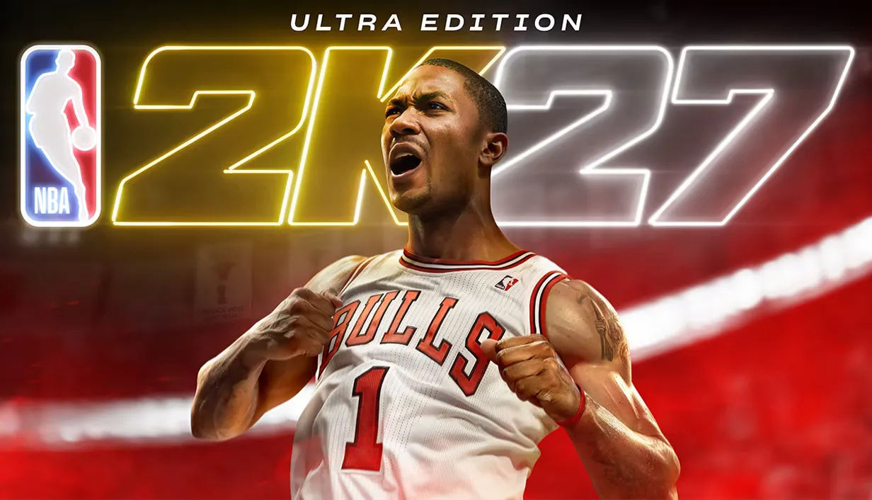 Official NBA 2K27 Steam screenshot showing on-court gameplay visuals.