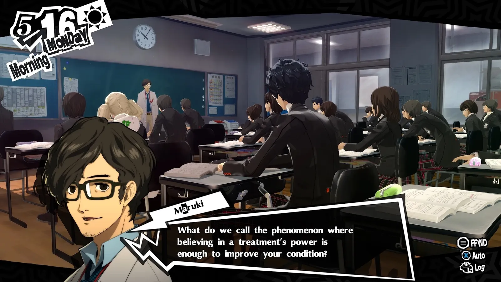 Persona 5 Royal screenshot showing Joker navigating a Metaverse Palace environment