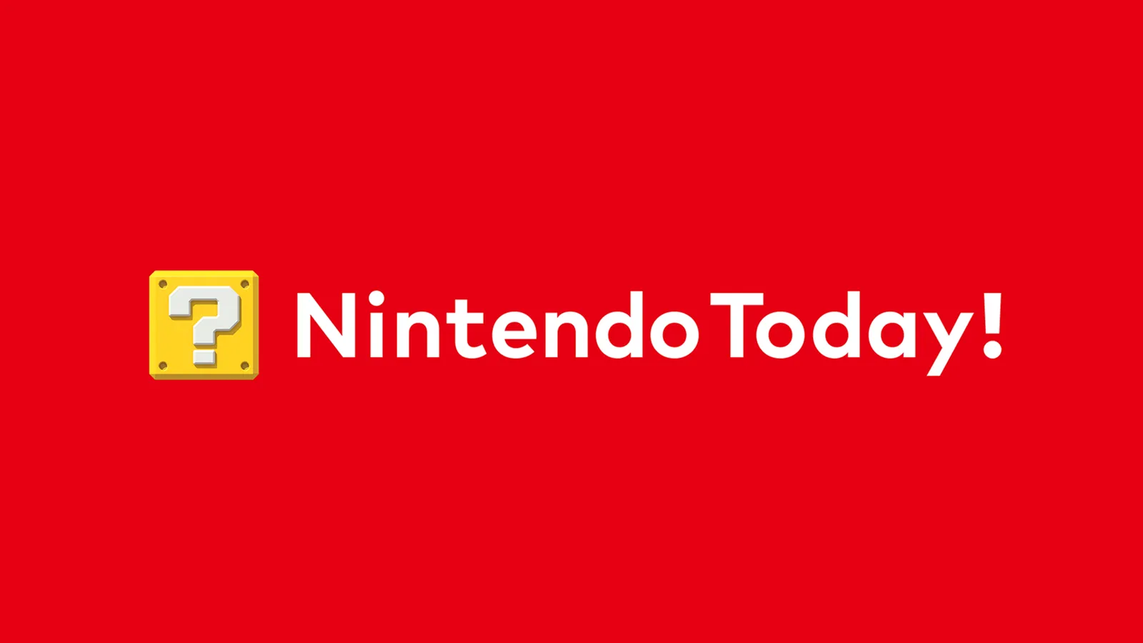Nintendo Today mobile app promotional graphic for Direct livestream viewing