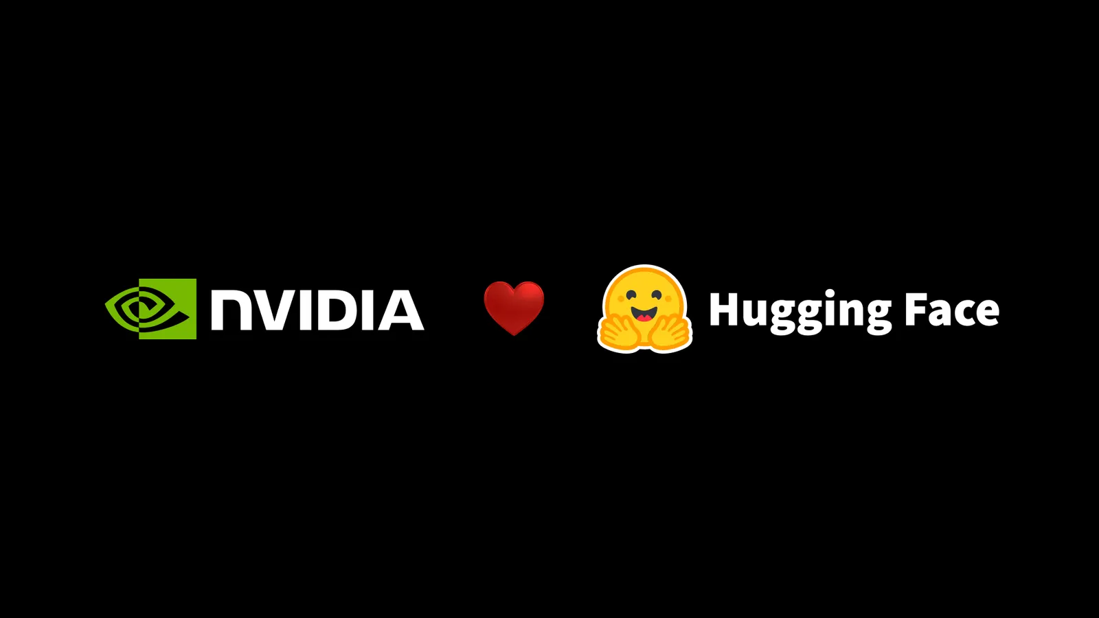 Official Nvidia and Hugging Face partner press banner