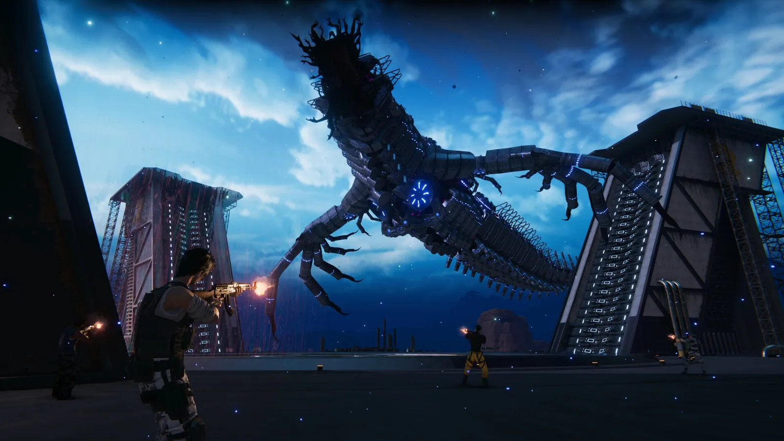 Once Human base building interface showing weapon customization and crafting options