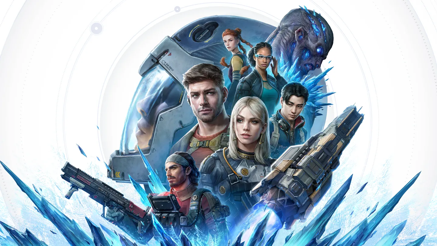 The Expanse Osiris Reborn official Steam store background art showing a spaceship interior