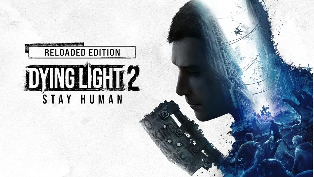 Dying Light 2 Stay Human Reloaded Edition running on PS5 with parkour combat in a ruined city