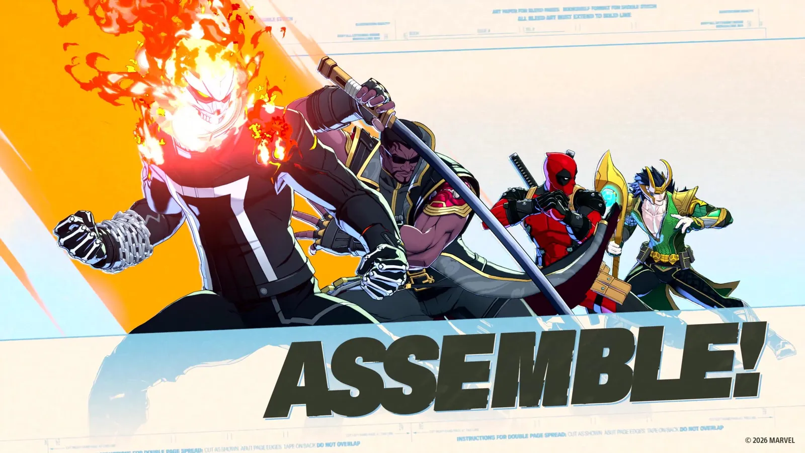 Official PlayStation Blog character reveal image for MARVEL Tokon Fighting Souls showing newly announced playable characters Blade, Loki, and Deadpool in dynamic poses