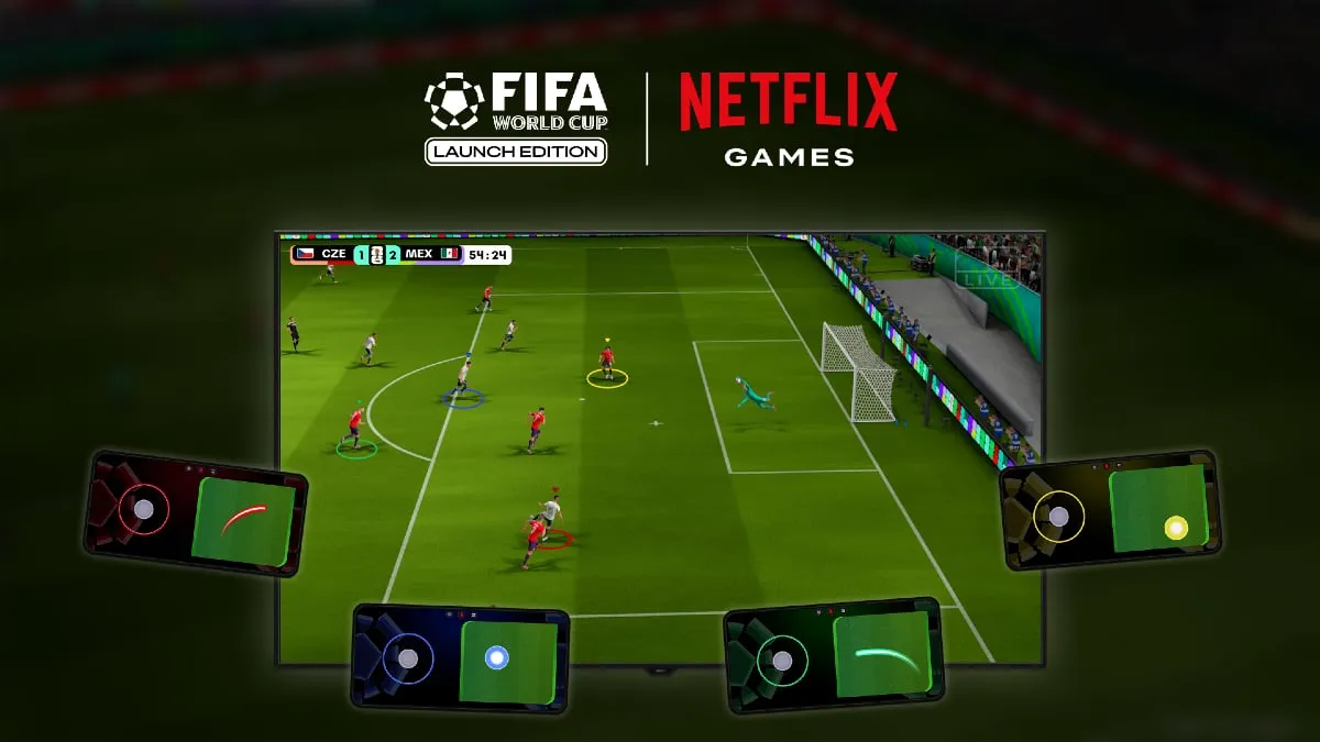 Promotional artwork for FIFA World Cup Launch Edition on Netflix Games