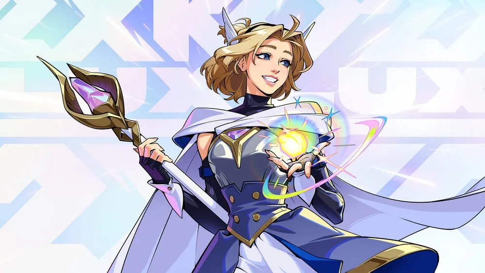 Lux character art revealed for the fighting game 2XKO