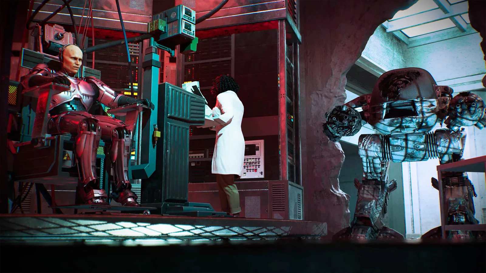 RoboCop confronts an armored enemy in Unfinished Business