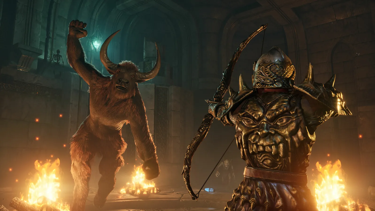 Official screenshot from The Elder Scrolls IV: Oblivion Remastered showing a dungeon scene
