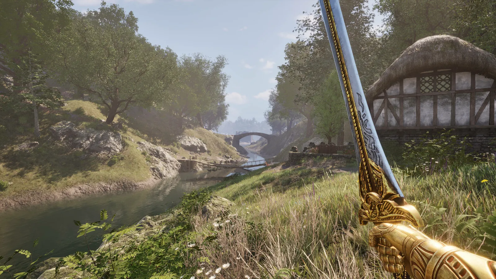 Official screenshot from The Elder Scrolls IV: Oblivion Remastered showing a character in armor