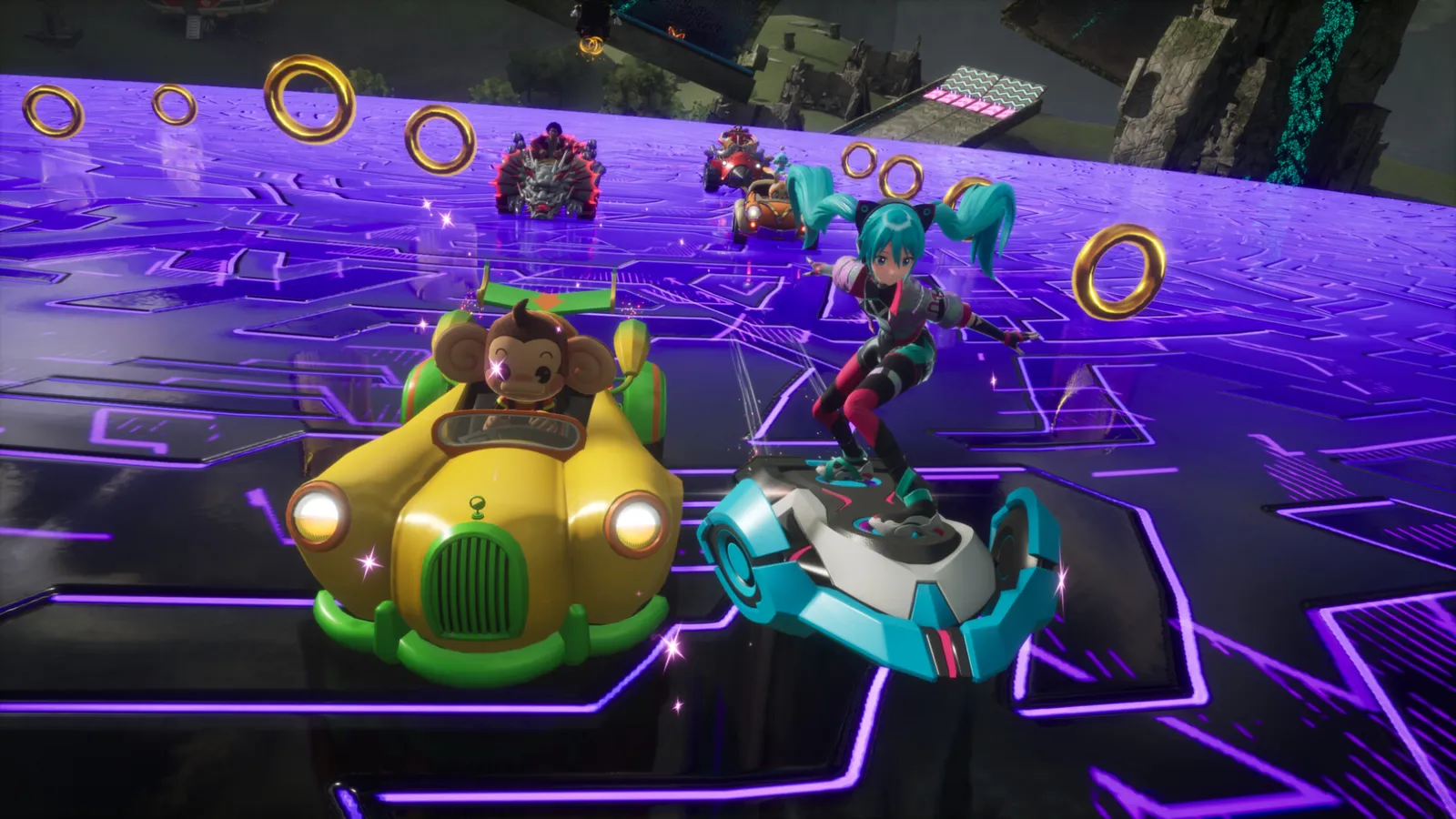 Official Sonic Racing CrossWorlds gameplay screenshot from the Steam store page