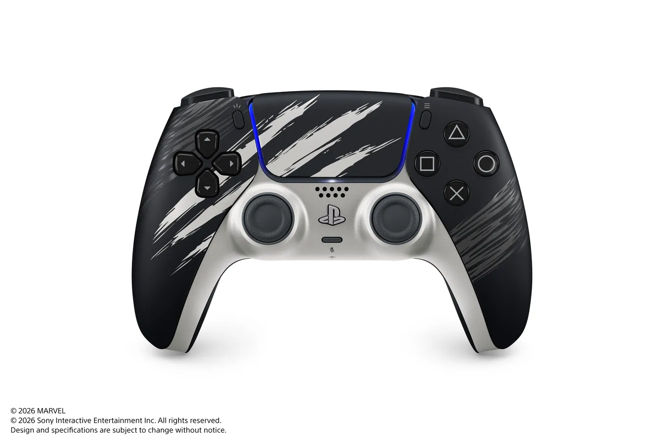 Limited edition Marvel Wolverine yellow and black DualSense controller for PS5