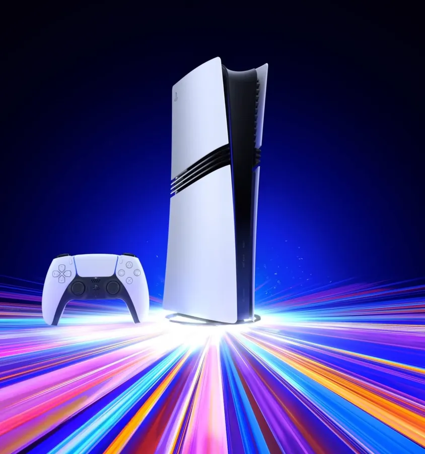 Side-by-side comparison visual of PS5 Pro image quality with PSSR 2.0 enabled, showing sharper detail and fewer artifacts than the original PSSR