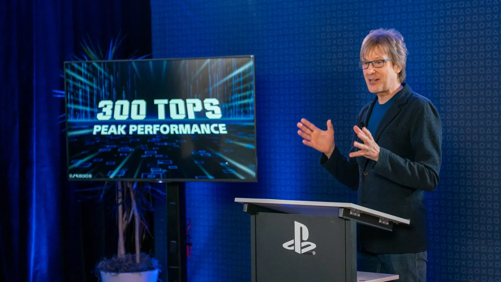 PlayStation 5 Pro technical specifications slide from Sony seminar presentation