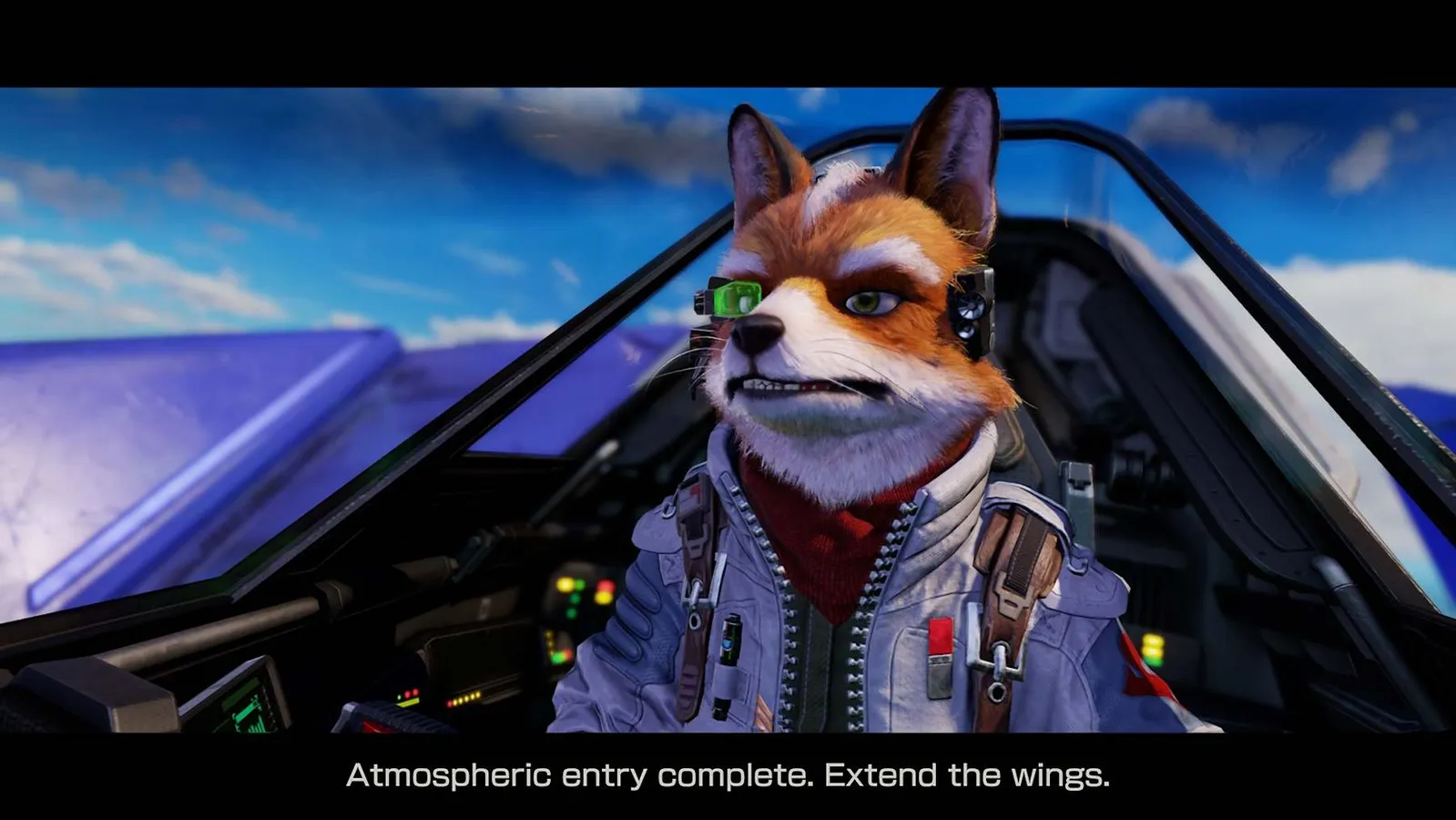 Star Fox Switch 2 gameplay showing the Arwing in formation flight above Corneria