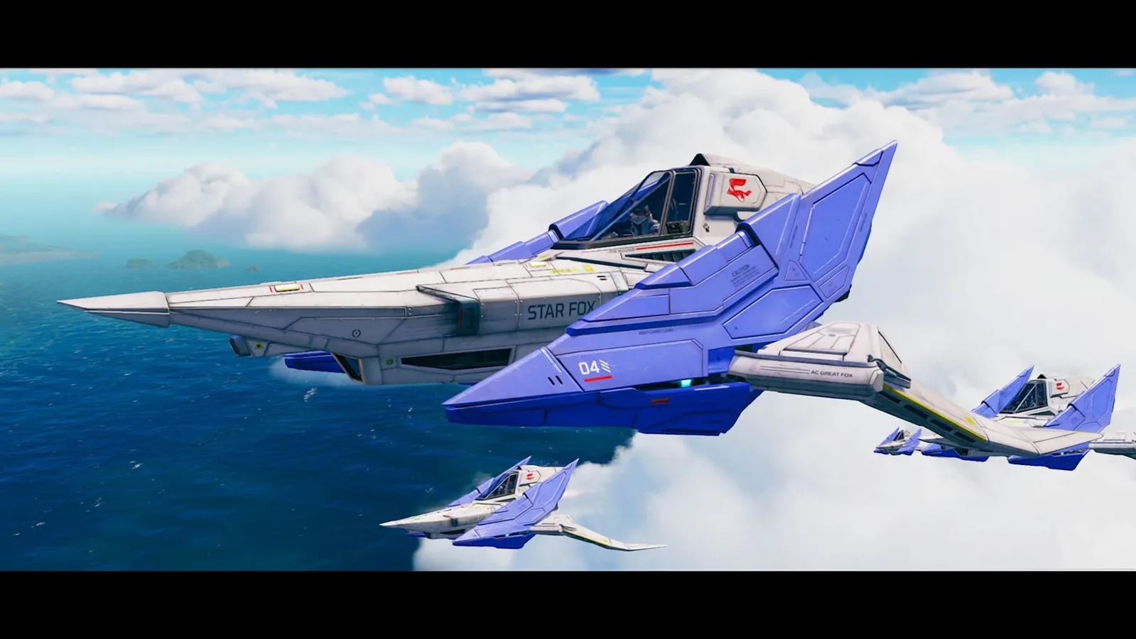 Star Fox Switch 2 boss battle with multiple enemies in the Lylat system