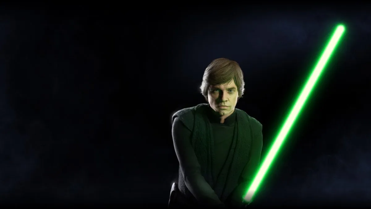 Official Steam screenshot from Star Wars Battlefront II showing a large scale battle