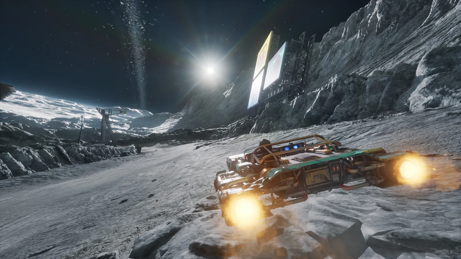 Official Steam screenshot of racing in Star Wars Galactic Racer