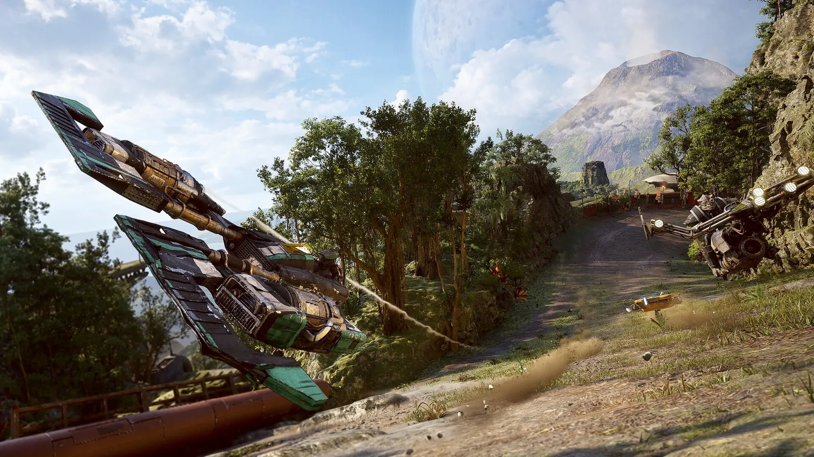 Official Steam screenshot of a race scene from Star Wars Galactic Racer