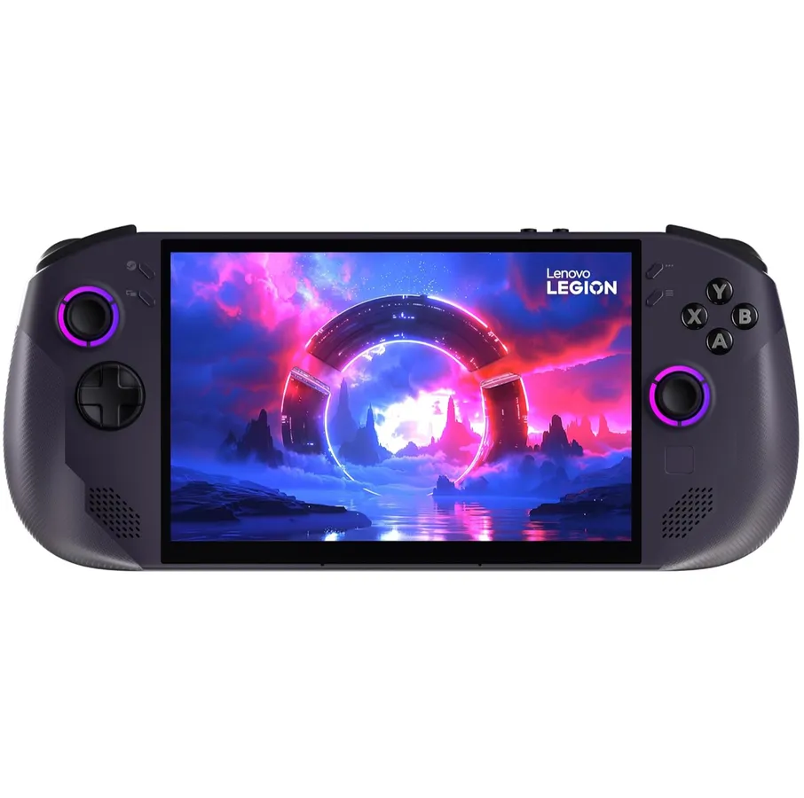A Lenovo Legion Go S running SteamOS, a Steam Deck alternative handheld