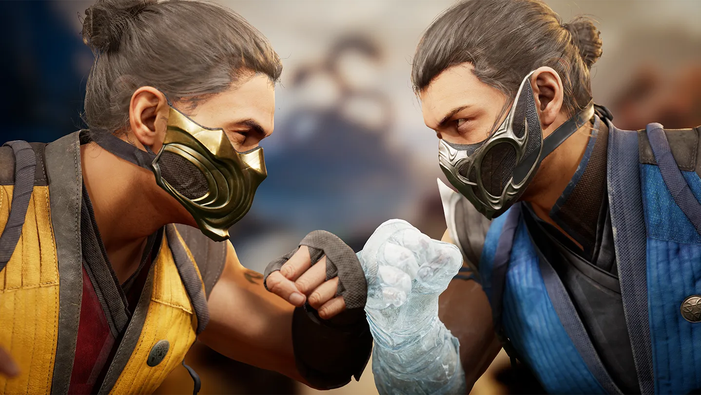 Steam store background art for Mortal Kombat 1, an R18 plus rated game now gated behind the new Australian credit card check