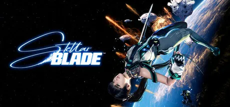 Stellar Blade official header artwork featuring the main character Eve
