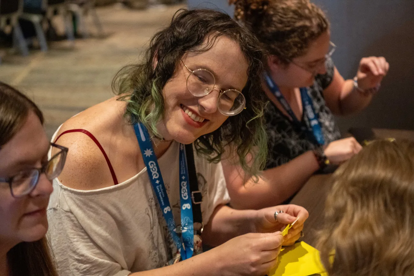 Official Games Done Quick image from an SGDQ 2026 Frame Fatales meetup