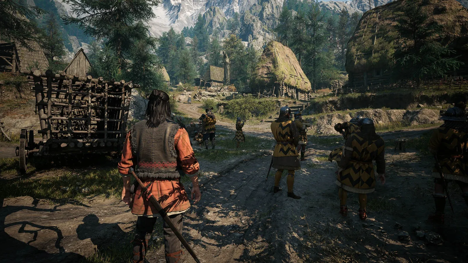 Directional parry combat system in The Blood of Dawnwalker gameplay screenshot
