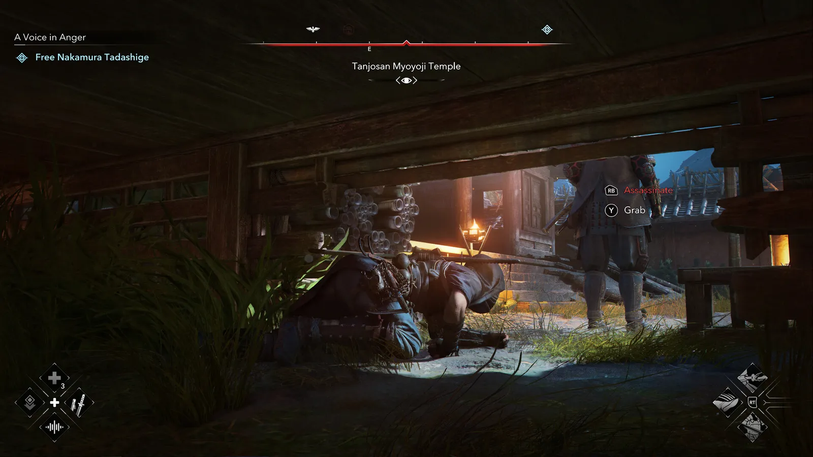 Official screenshot from Assassin's Creed Shadows, the latest mainline entry, from its Steam store page
