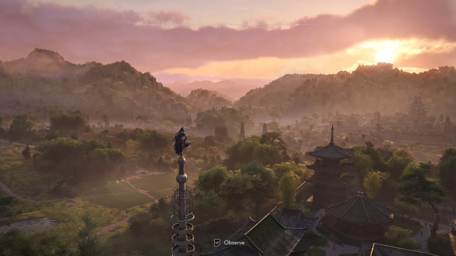 Second official screenshot from Assassin's Creed Shadows showing the open world scale Ubisoft built for feudal Japan