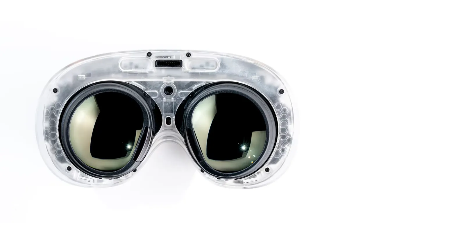 Steam Frame pancake lens hardware shown on the official Steam Frame product page
