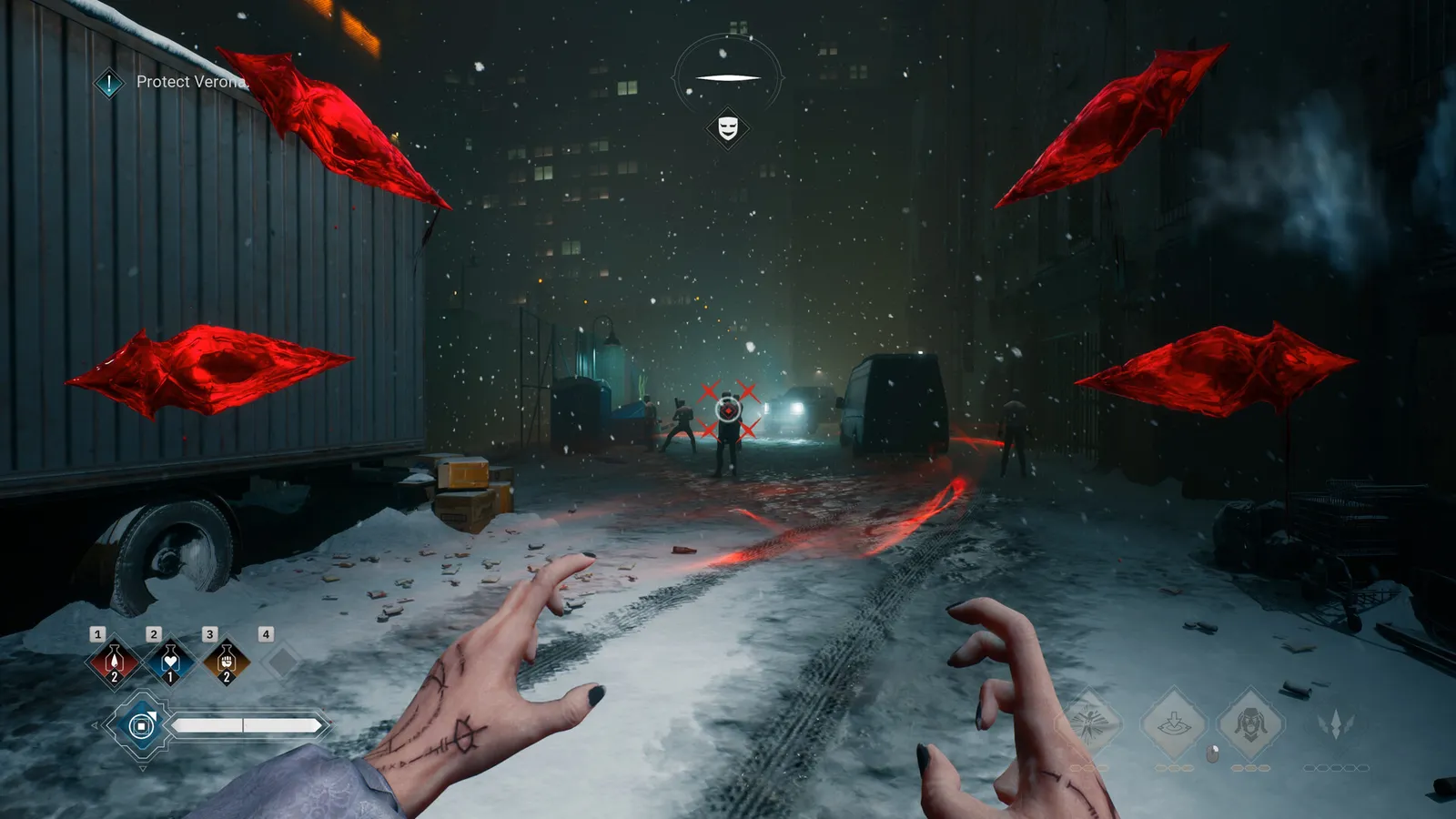 Interior environment in Vampire The Masquerade Bloodlines 2 showing atmospheric gothic setting