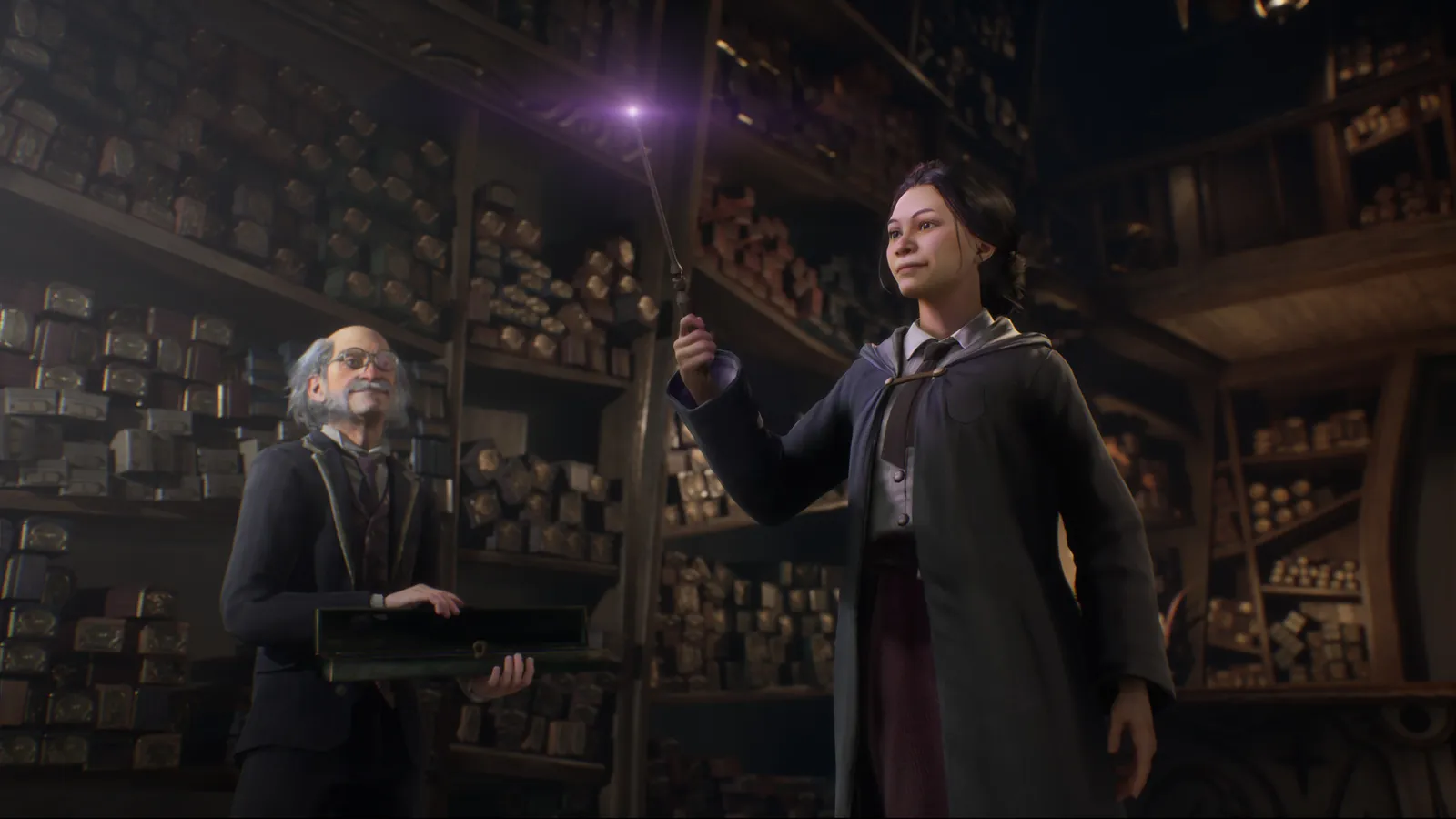Hogwarts Legacy screenshot of the wizarding world landscape
