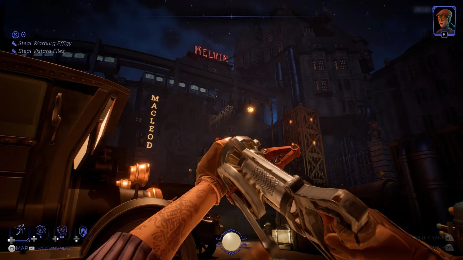 Thick As Thieves co-op heist gameplay screenshot showing two characters in a stylized indoor level