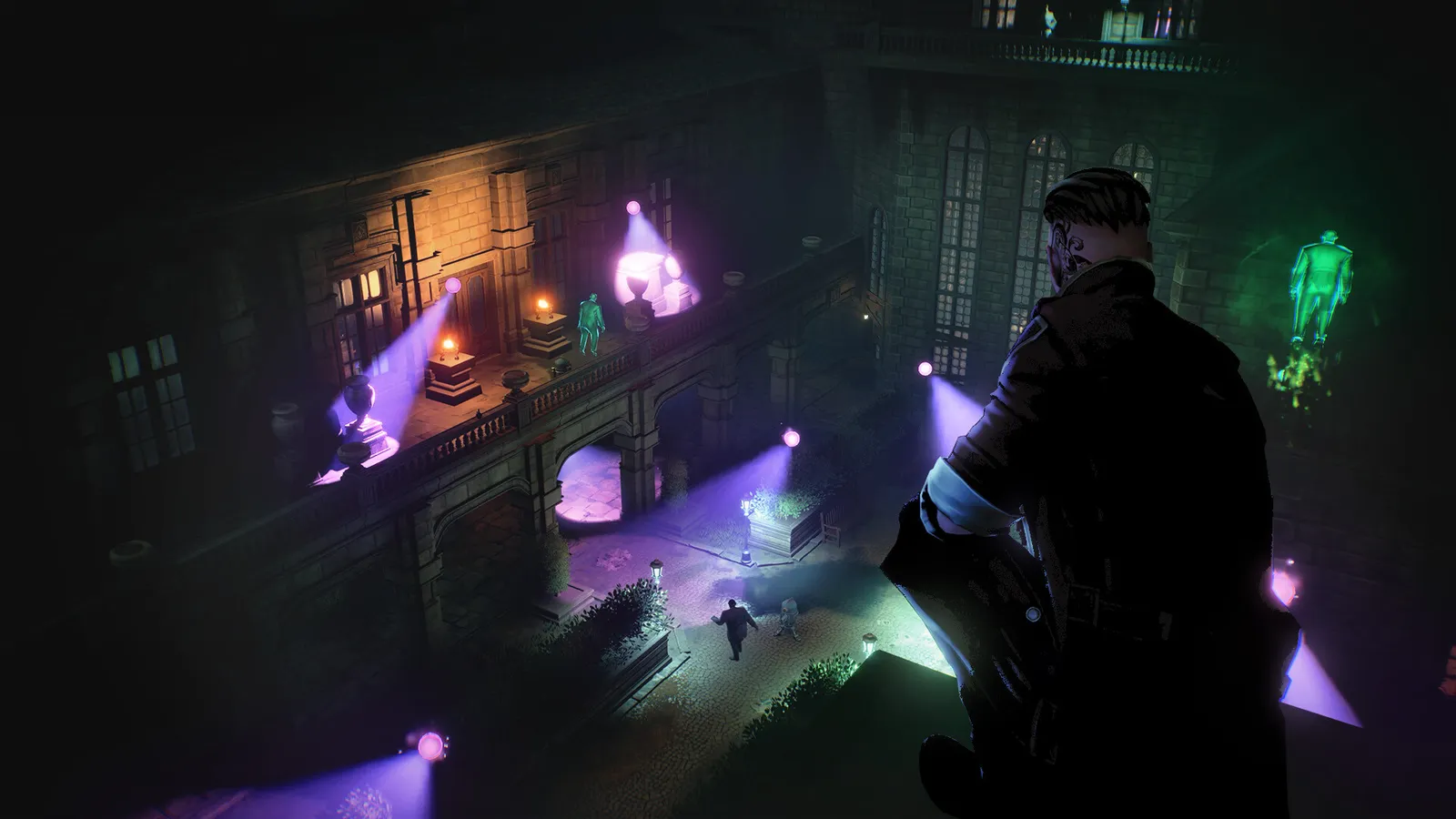 Thick As Thieves stealth action scene from OtherSide Entertainment showing character movement in a facility