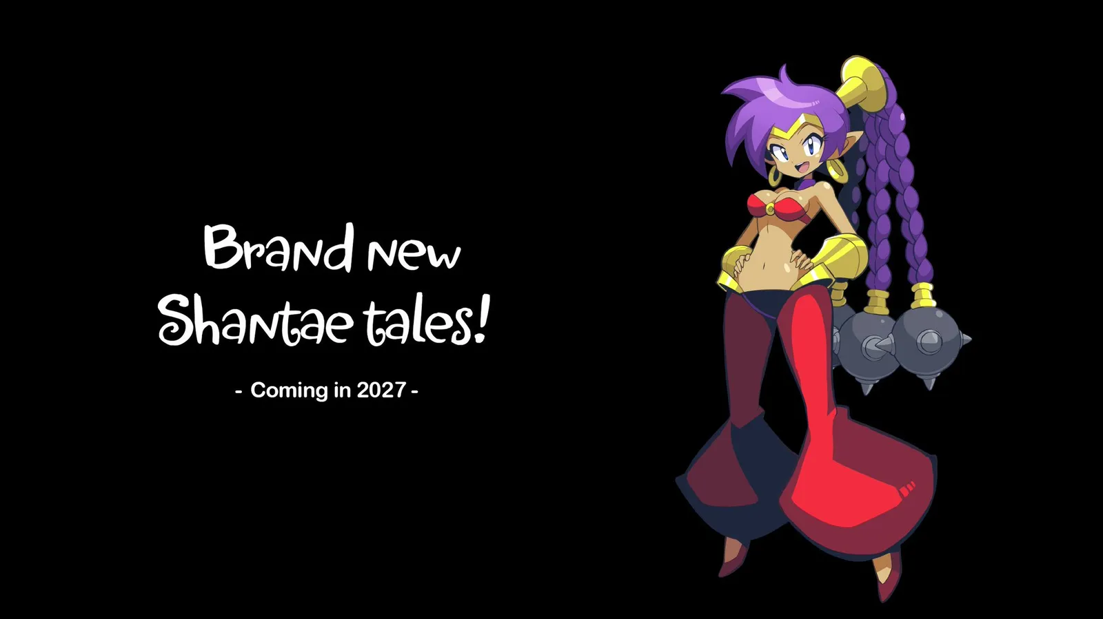 Official teaser image for the next Shantae game revealed by WayForward at Anime Expo 2026