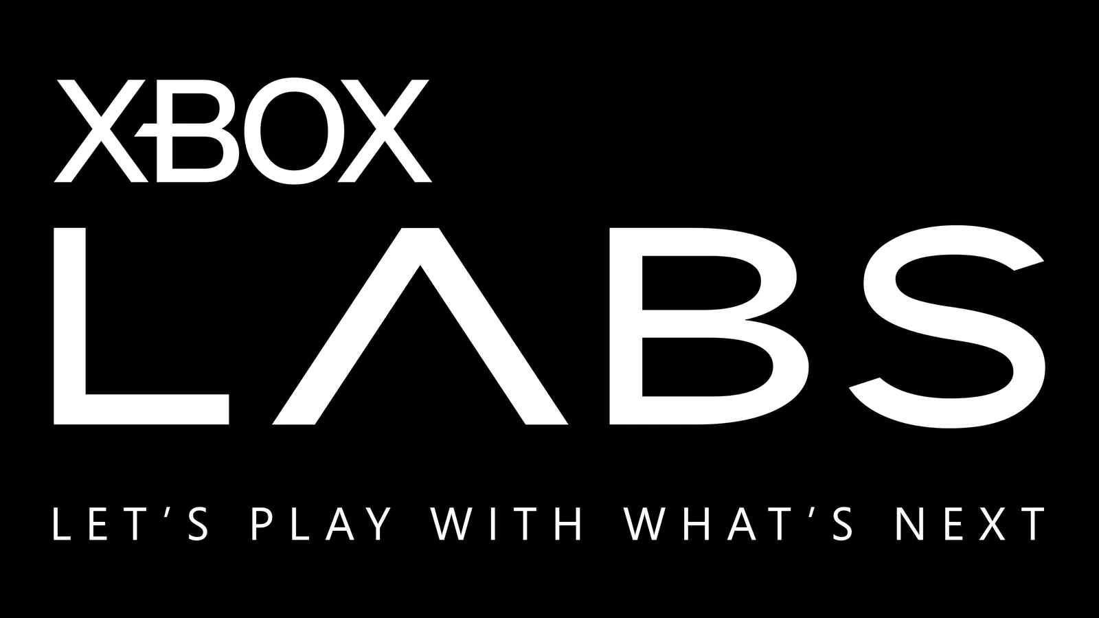 Official Xbox Labs announcement artwork showing the Xbox Labs wordmark