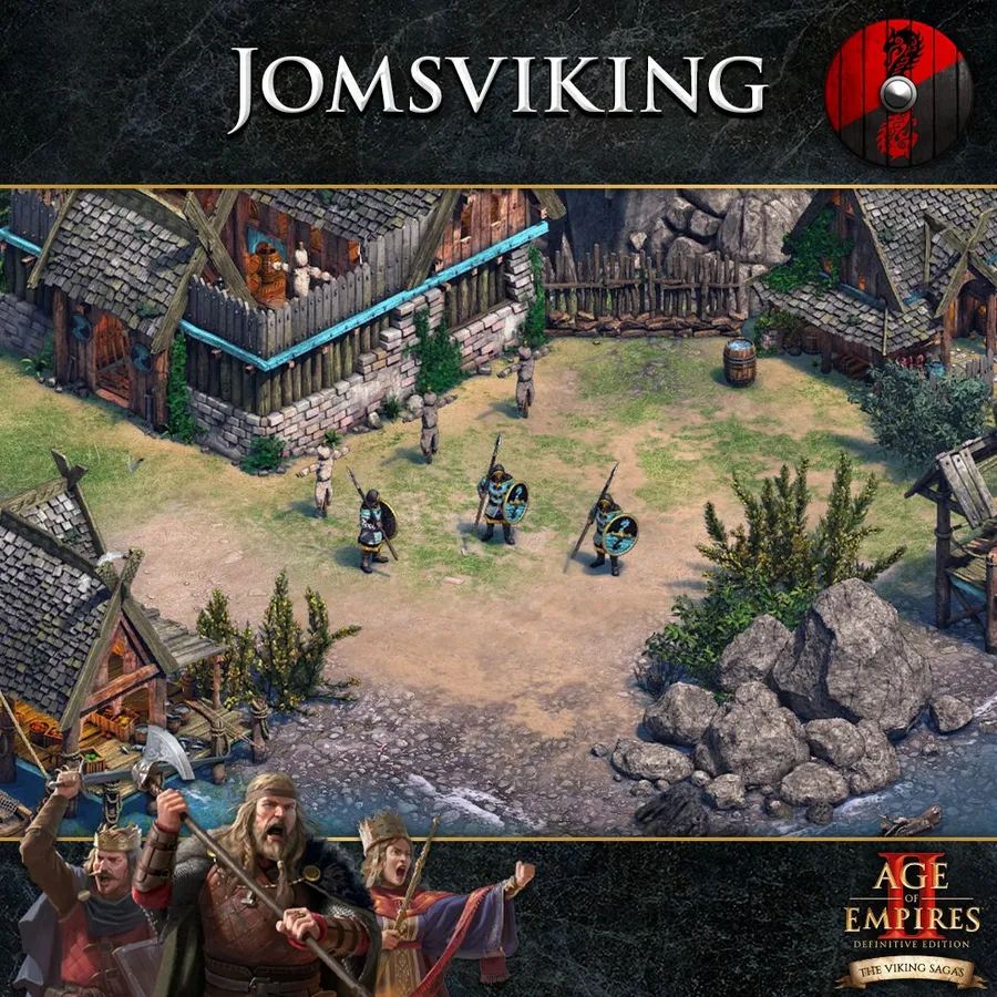 Jomsvikings unit artwork from Age of Empires II Definitive Edition The Viking Sagas expansion