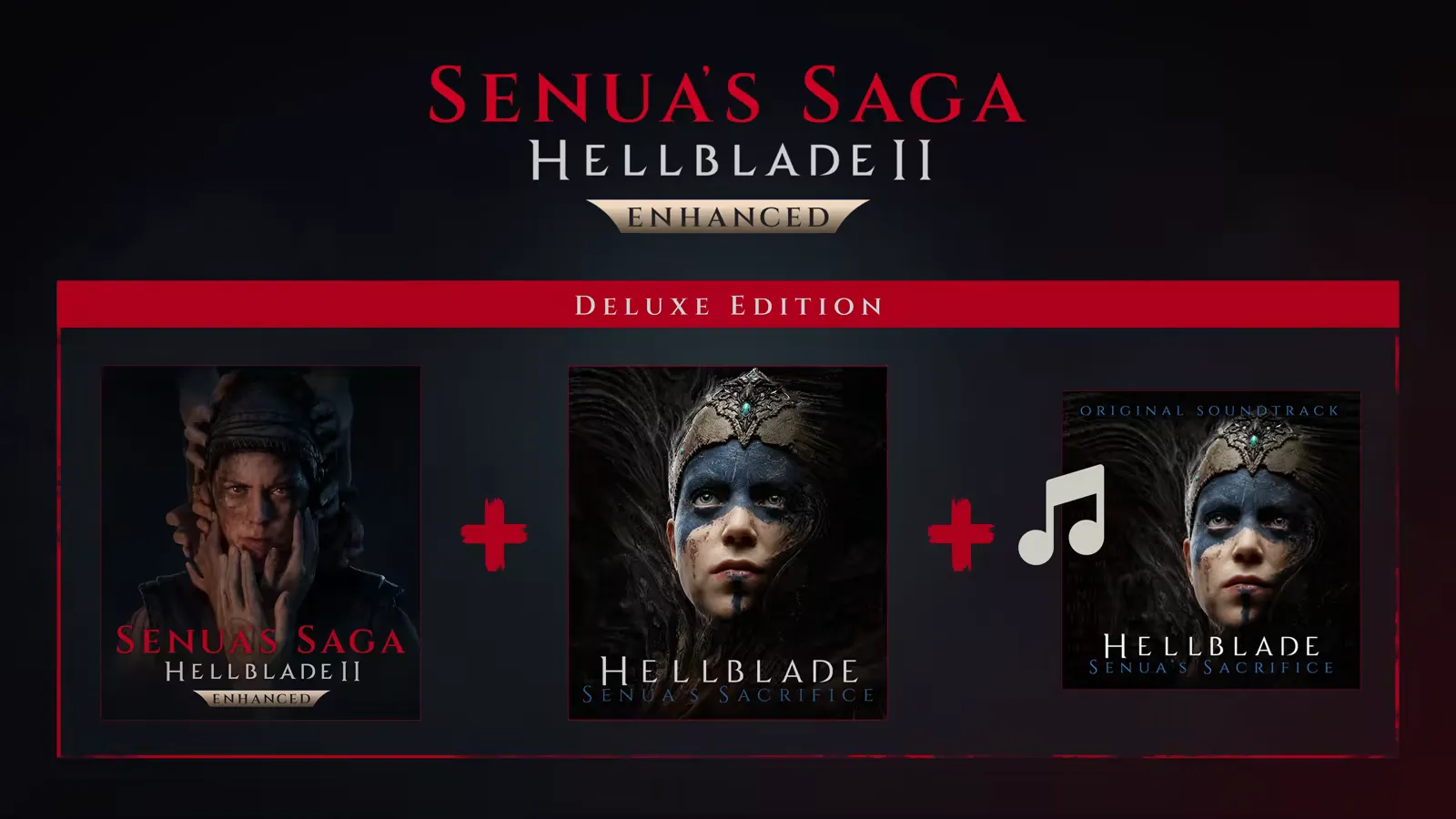 Senua standing in a dark landscape in Hellblade II Senuas Saga by Ninja Theory