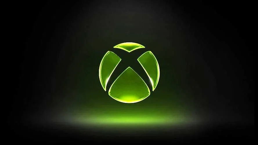 Green Xbox logo on a dark background representing the Xbox brand