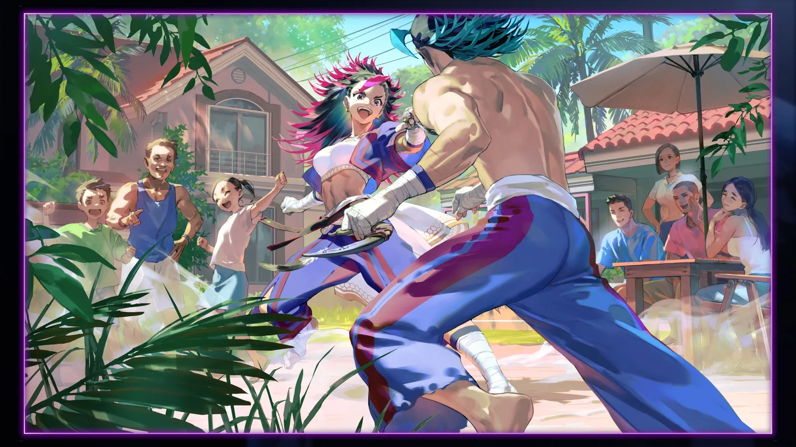 Yasmine gameplay screenshot showing Bayani Mode activation in Street Fighter 6