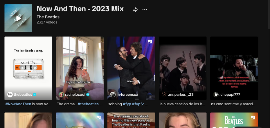Geração Z fã de Beatles compartilha reações de 'Now and Then' no TikTok