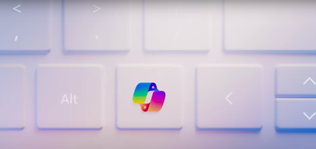 Microsoft adds "Copilot" key to keyboard layout.