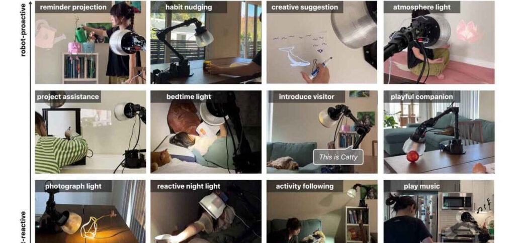 Robô-abajur da Apple: expressividade e emoção para uma IA doméstica mais humana