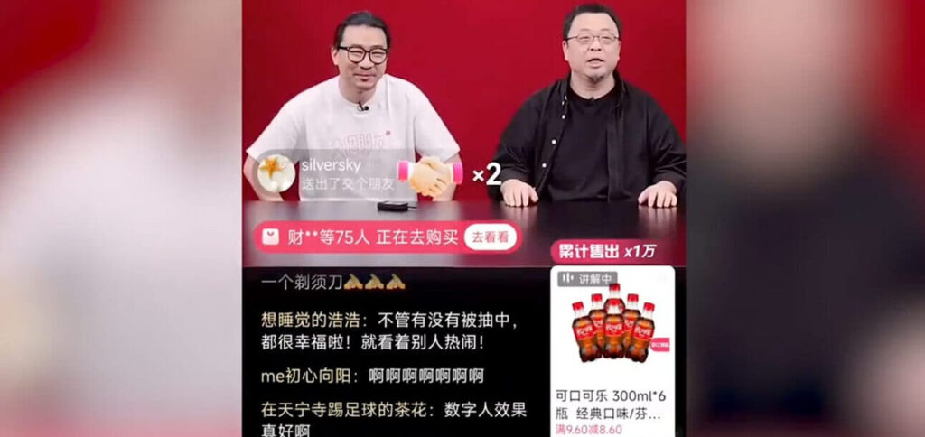 Avatares de IA na China superam vendas humanas em transmissões ao vivo