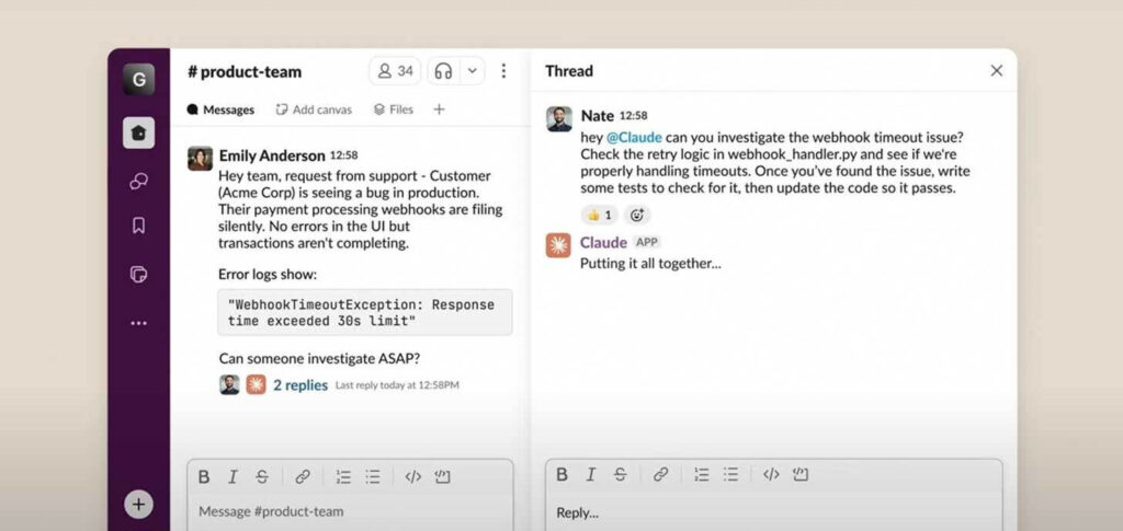 Claude Code no Slack: Desenvolvimento de software entra na era conversacional